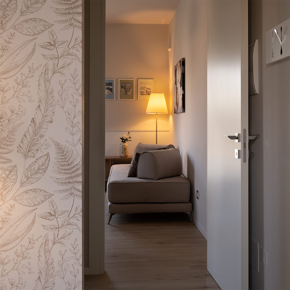 oltremodo B&B a Tolentino, particolare della camera da letto